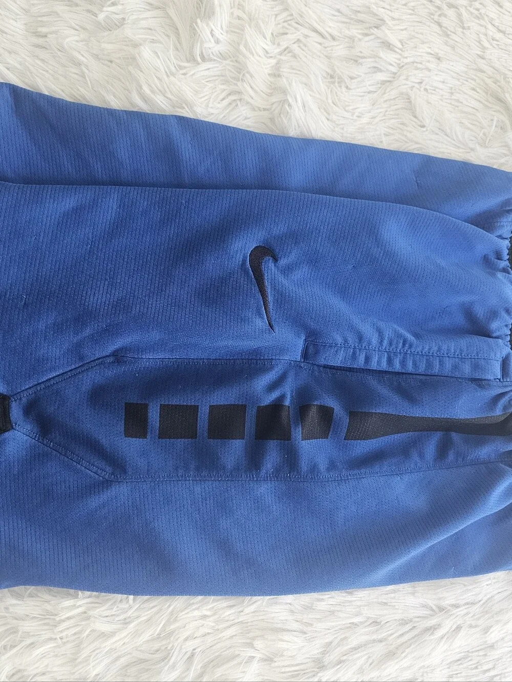 Youth Large Blue And Black Nike Shorts